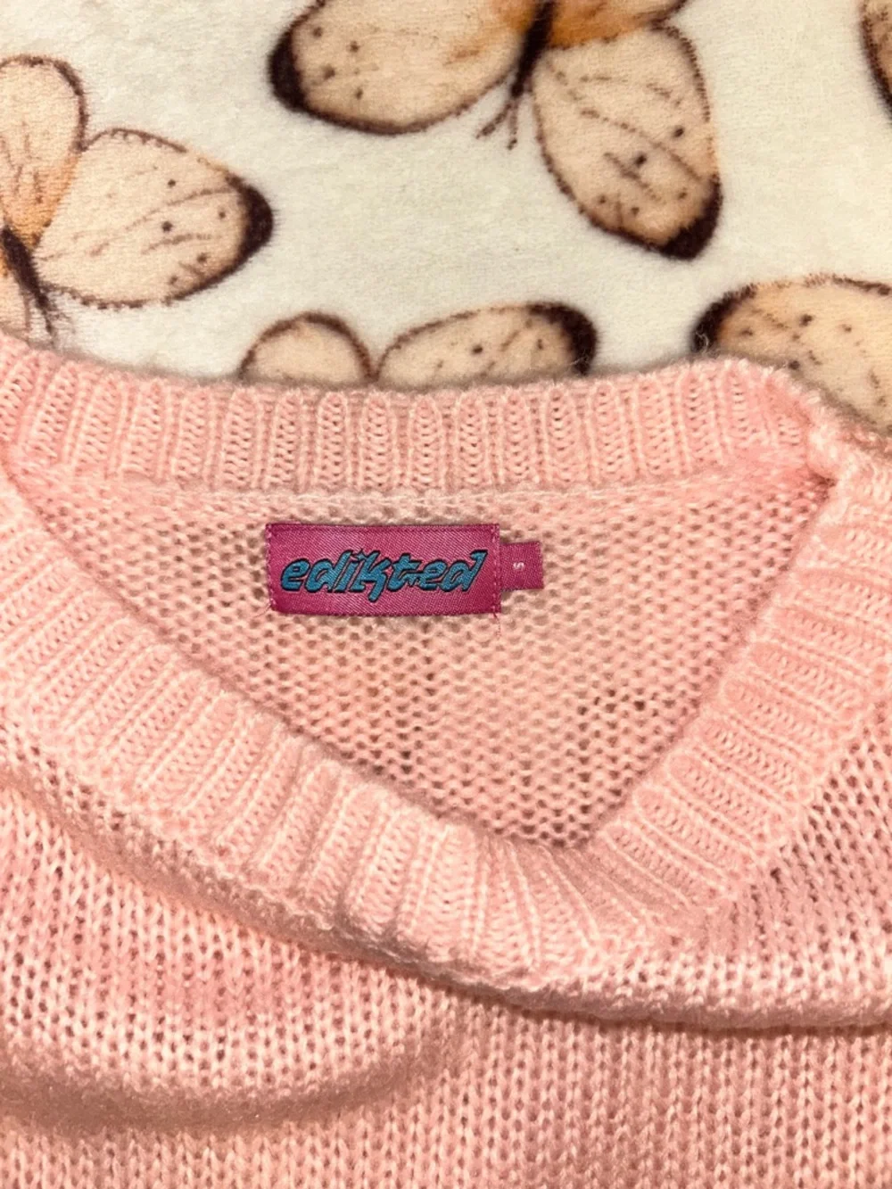 Edikted baby Pink Crewneck Sweater - Picture 2 of 4